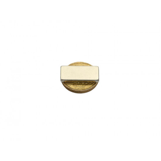 Ímã de neodímio bloco 20 x 10 x 2 mm - N42